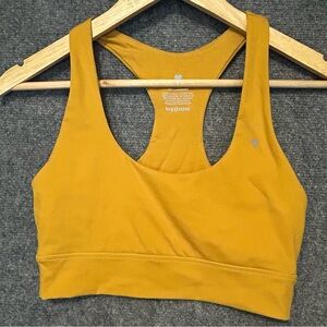Mustard Yellow Women's Sports Bra